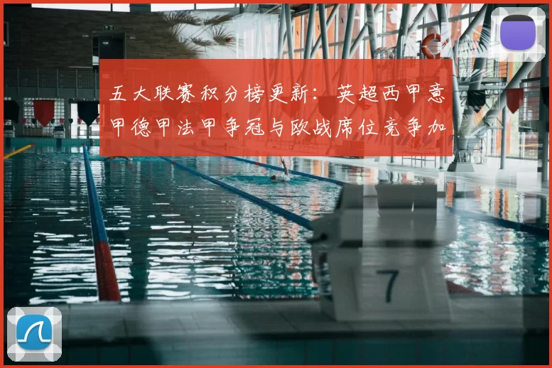 五大联赛积分榜更新：英超西甲意甲德甲法甲争冠与欧战席位竞争加剧